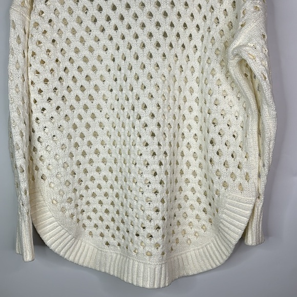 Torrid Cream Open Weaver Sweater Size 00 - Picture 6 of 9